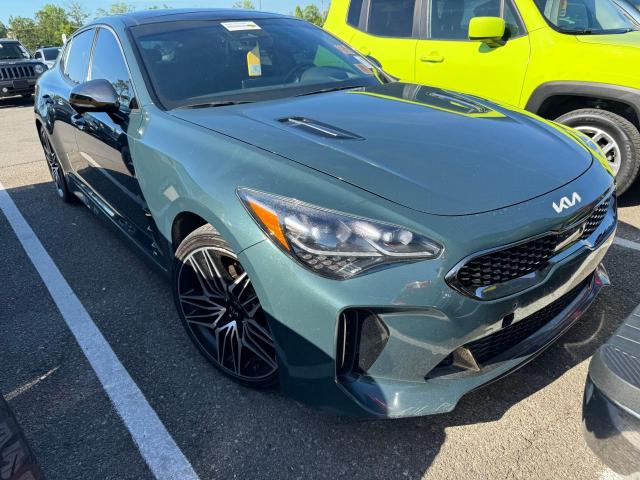 KNAE55LC7N6099640 - 2022 KIA STINGER GT2 GREEN photo 1