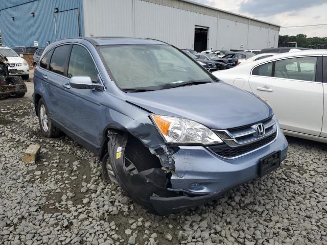 JHLRE4H76AC013114 - 2010 HONDA CR-V EXL BLUE photo 1