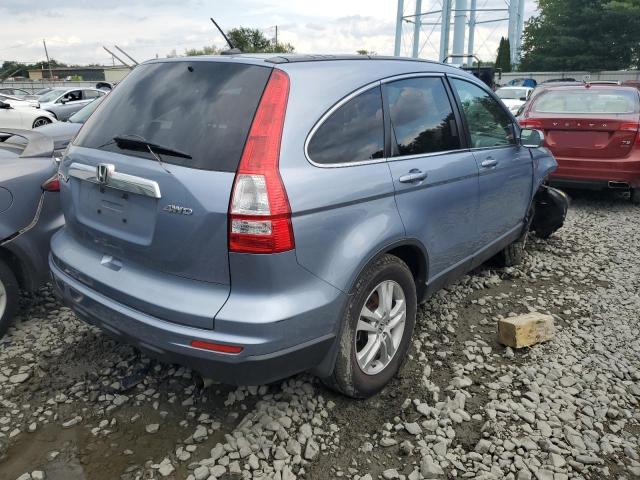 JHLRE4H76AC013114 - 2010 HONDA CR-V EXL BLUE photo 4