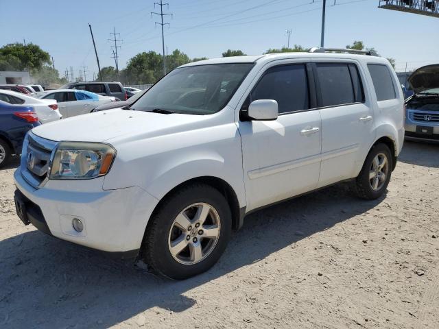 5FNYF48619B019348 - 2009 HONDA PILOT EXL WHITE photo 1