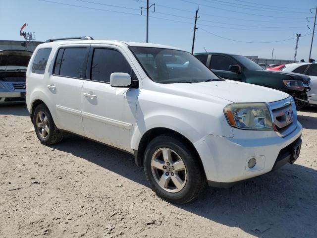 5FNYF48619B019348 - 2009 HONDA PILOT EXL WHITE photo 4