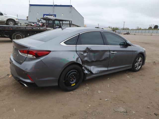 5NPE34AF9JH678418 - 2018 HYUNDAI SONATA SPORT رمادي صورة 3