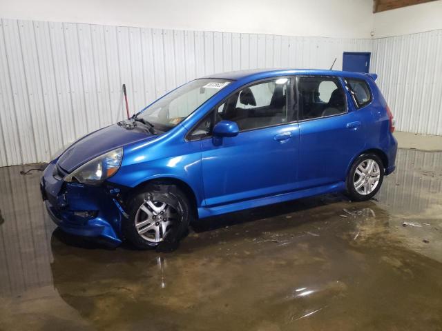 JHMGD38627S014878 - 2007 HONDA FIT S BLUE photo 1