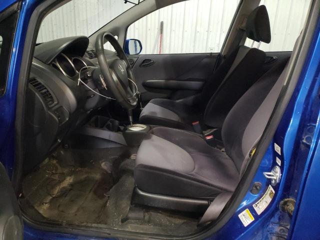 JHMGD38627S014878 - 2007 HONDA FIT S BLUE photo 7