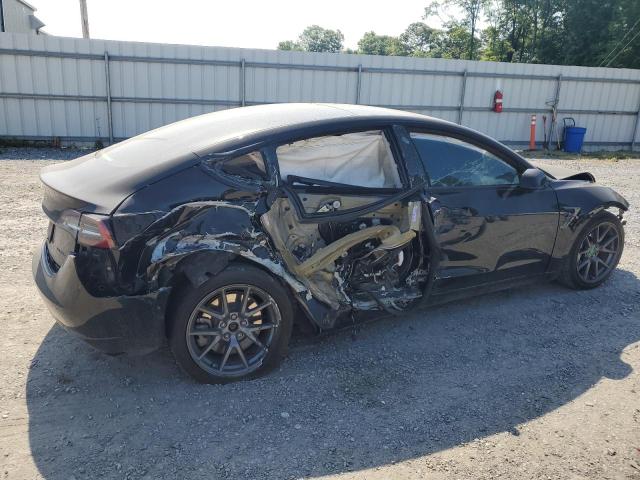 5YJ3E1EA8NF188264 - 2022 TESLA MODEL 3 BLACK photo 3