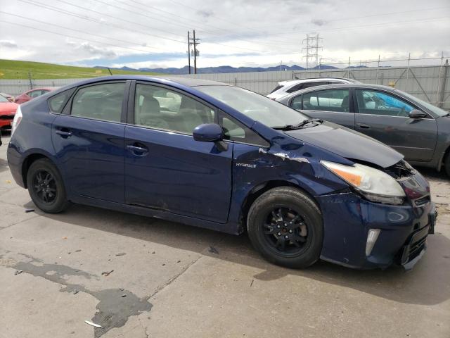 JTDKN3DU1D1675770 - 2013 TOYOTA PRIUS BLUE photo 4