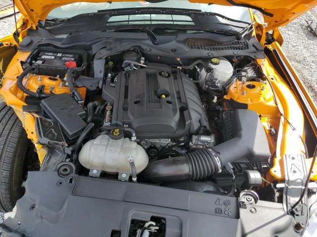 1FA6P8TH3K5147057 - 2019 FORD MUSTANG ORANGE photo 11