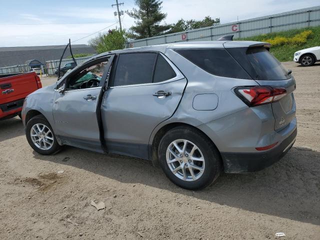 3GNAXKEG7PL273488 - 2023 CHEVROLET EQUINOX LT SILVER photo 2