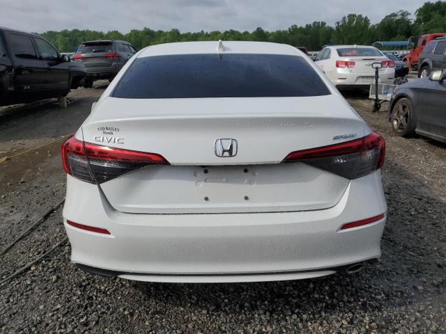 2HGFE2F5XNH561210 - 2022 HONDA CIVIC SPORT WHITE photo 6