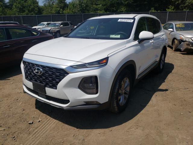 5NMS33AD5KH008956 - 2019 HYUNDAI SANTA FE SEL WHITE photo 2