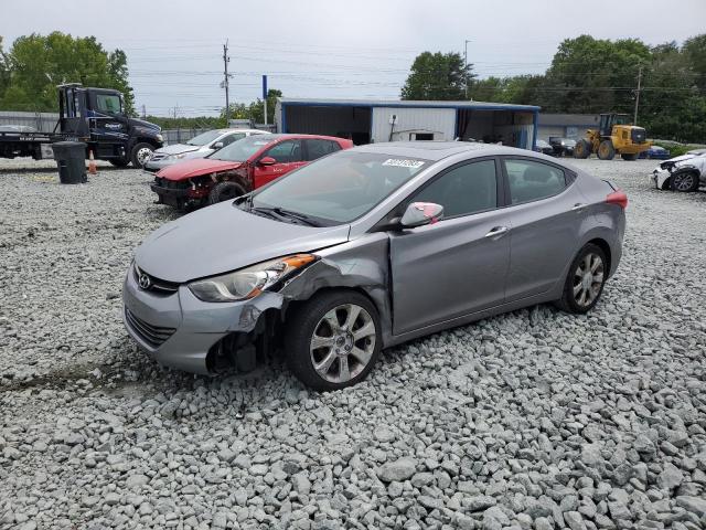 KMHDH4AEXCU432471 - 2012 HYUNDAI ELANTRA GLS GRAY photo 1