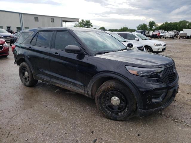 1FM5K8AC3NGB73884 - 2022 FORD EXPLORER POLICE INTERCEPTOR 黑色 照片 4
