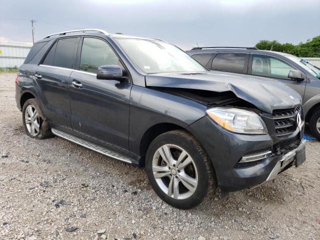4JGDA5HB9FA559210 - 2015 MERCEDES-BENZ ML 350 4MATIC GRAY photo 4