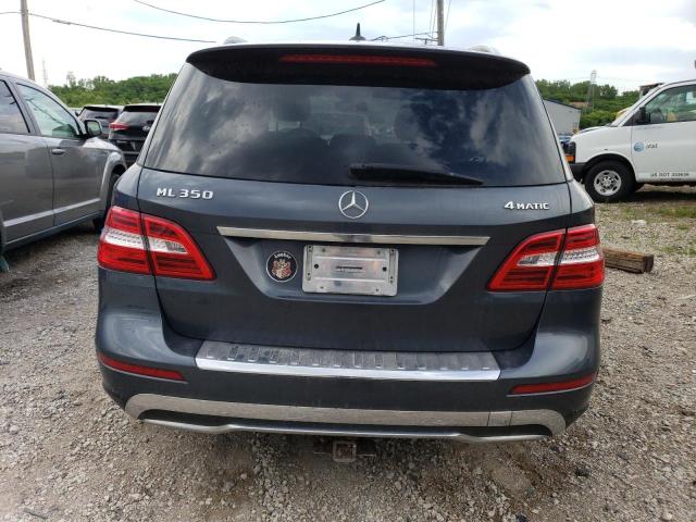 4JGDA5HB9FA559210 - 2015 MERCEDES-BENZ ML 350 4MATIC GRAY photo 6
