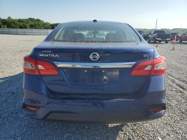 3N1AB7AP7JY346544 - 2018 NISSAN SENTRA S BLUE photo 6