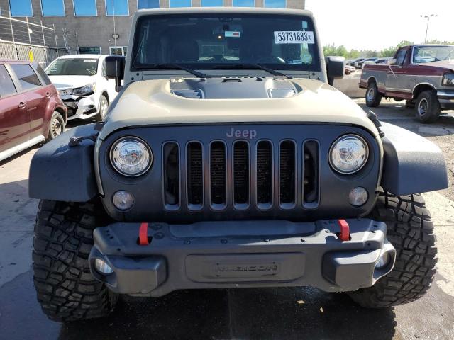 1C4HJWFG9JL810699 - 2018 JEEP WRANGLER RUBICON TAN photo 5