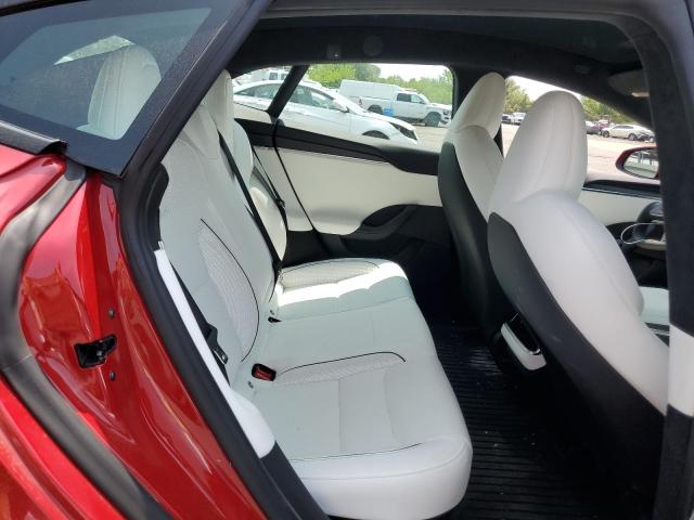 5YJSA1E60NF474032 - 2022 TESLA MODEL S Կարմիր լուսանկար 10