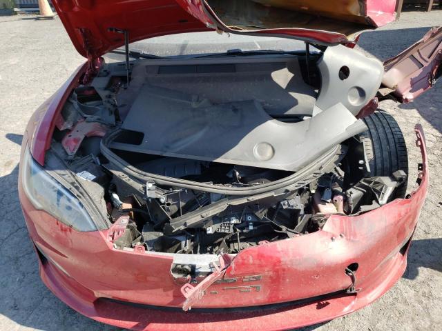 5YJSA1E60NF474032 - 2022 TESLA MODEL S Կարմիր լուսանկար 11