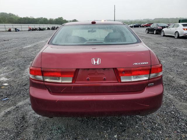 1HGCM66884A099427 - 2004 HONDA ACCORD EX RED photo 6