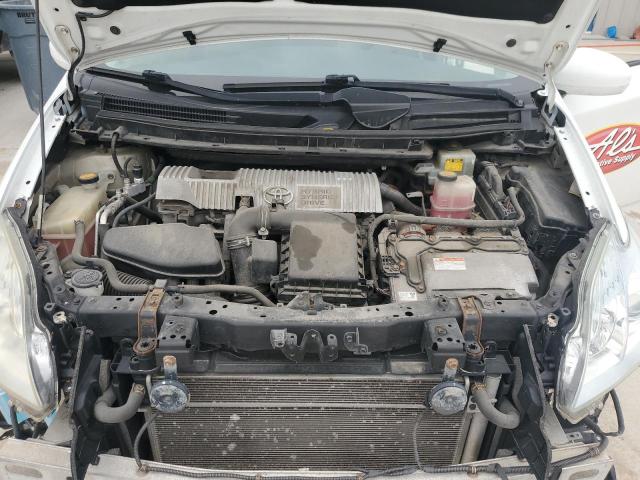 JTDKN3DUXA0244586 - 2010 TOYOTA PRIUS WHITE photo 11