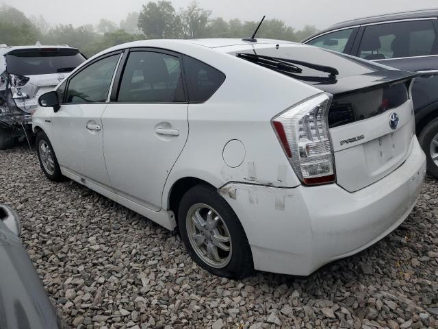 JTDKN3DUXA0244586 - 2010 TOYOTA PRIUS WHITE photo 2