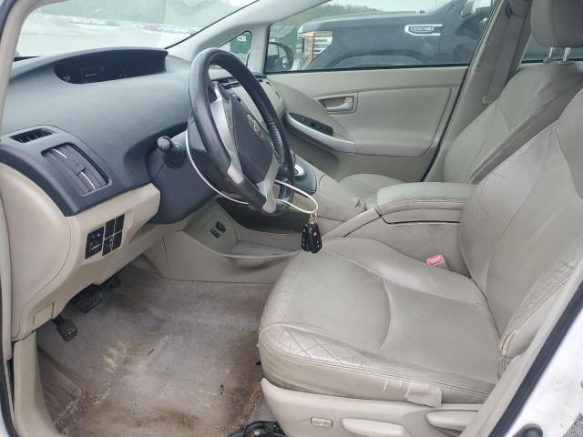 JTDKN3DUXA0244586 - 2010 TOYOTA PRIUS WHITE photo 7