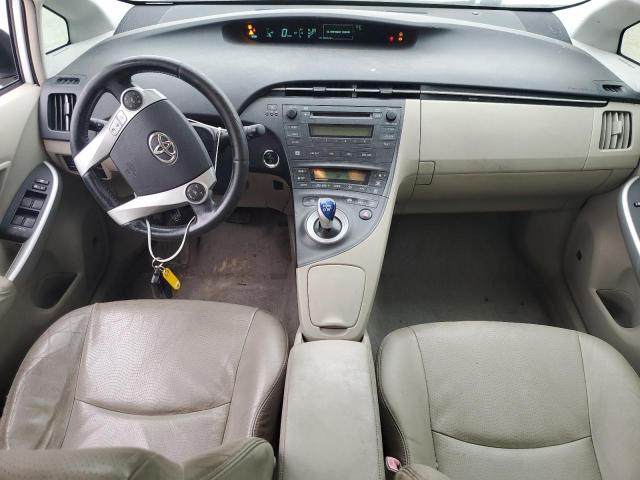 JTDKN3DUXA0244586 - 2010 TOYOTA PRIUS WHITE photo 8