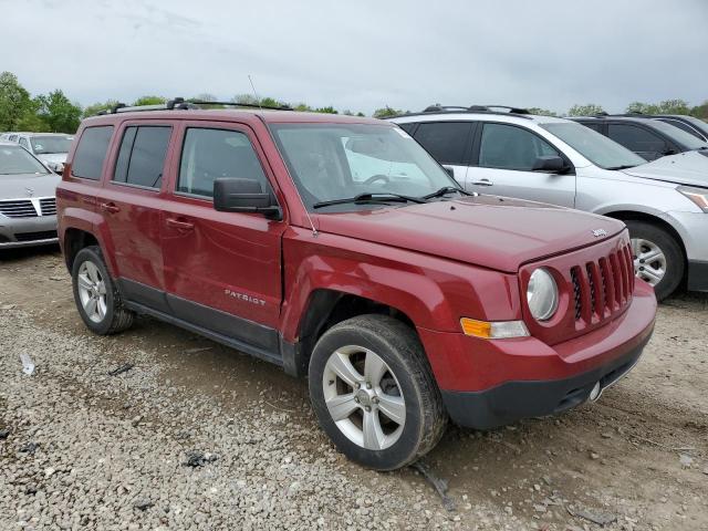 1C4NJPCB9ED541072 - 2014 JEEP PATRIOT LIMITED RED photo 4