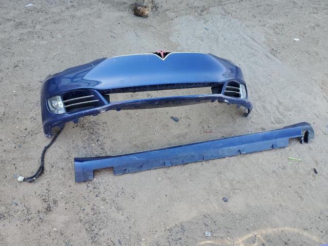 5YJSA1E40KF332077 - 2019 TESLA MODEL S BLUE photo 12