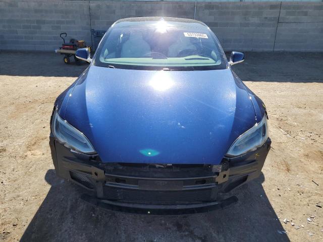 5YJSA1E40KF332077 - 2019 TESLA MODEL S BLUE photo 5