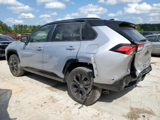 JTME6RFV7ND523625 - 2022 TOYOTA RAV4 XSE SILVER photo 2