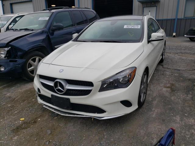 WDDSJ4GB3HN437029 - 2017 MERCEDES-BENZ CLA 250 4MATIC WHITE photo 2