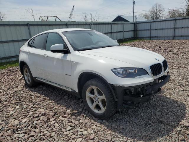 5UXFG2C51E0C44709 - 2014 BMW X6 XDRIVE35I WHITE photo 4