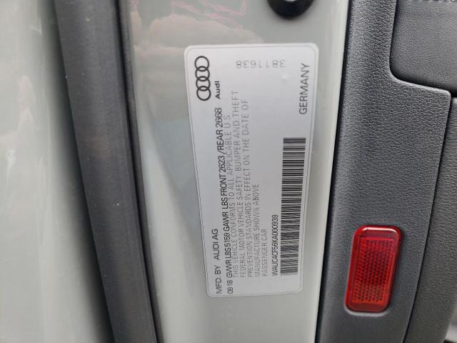 WAUC4CF56KA000939 - 2019 AUDI S5 PRESTIGE 灰色 照片 13