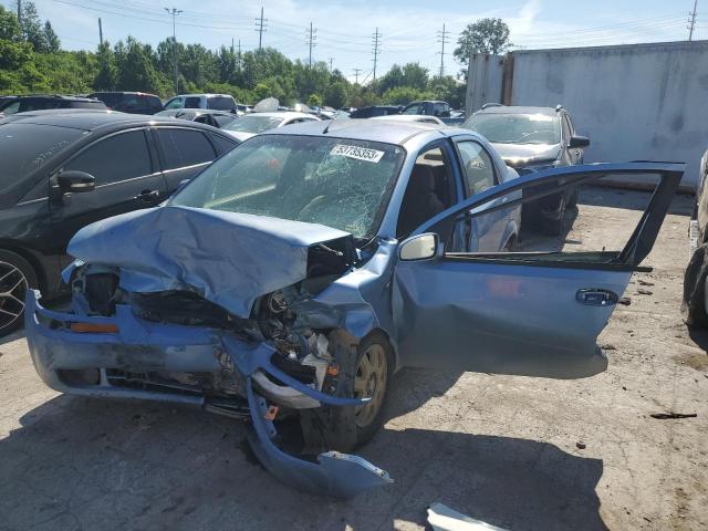 KL1TD52665B360392 - 2005 CHEVROLET AVEO BASE BLUE photo 1