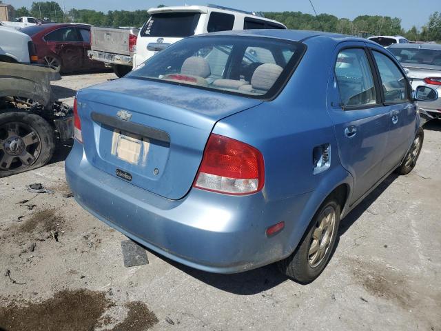 KL1TD52665B360392 - 2005 CHEVROLET AVEO BASE BLUE photo 3