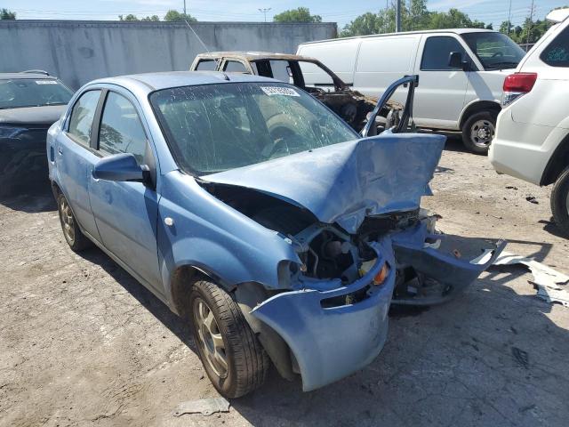 KL1TD52665B360392 - 2005 CHEVROLET AVEO BASE BLUE photo 4