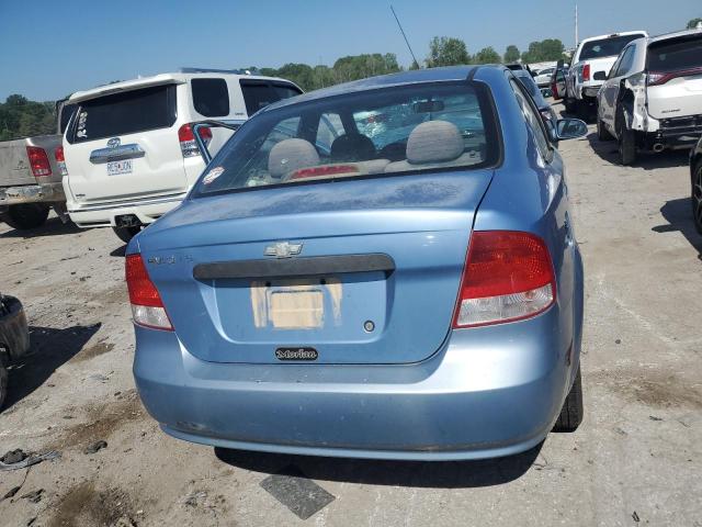 KL1TD52665B360392 - 2005 CHEVROLET AVEO BASE BLUE photo 6