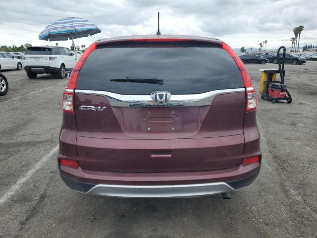 2HKRM3H51GH561348 - 2016 HONDA CR-V EX BURGUNDY photo 6