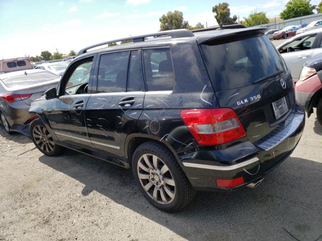 WDCGG8HB8BF666449 - 2011 MERCEDES-BENZ GLK 350 4MATIC BLACK photo 2