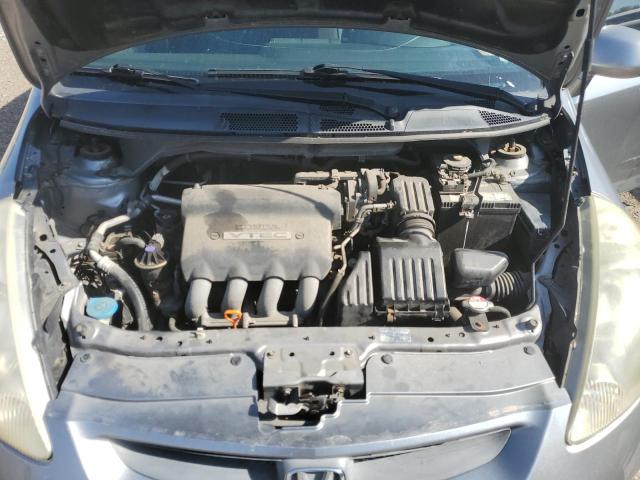 JHMGD38618S044519 - 2008 HONDA FIT SPORT SILVER photo 12