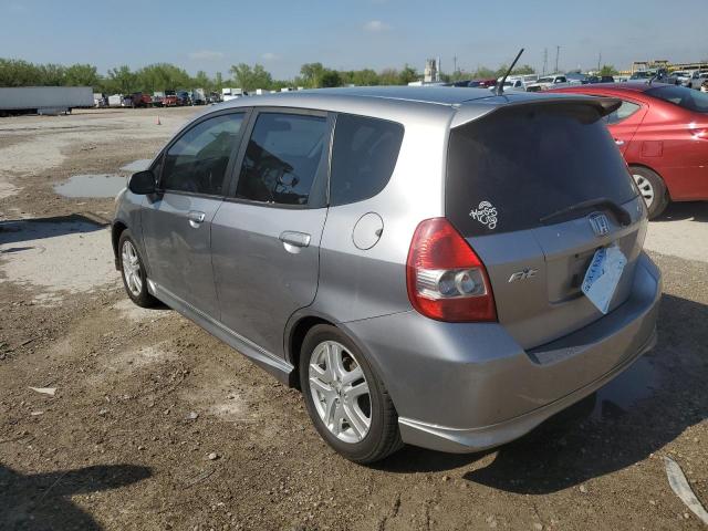 JHMGD38618S044519 - 2008 HONDA FIT SPORT SILVER photo 2