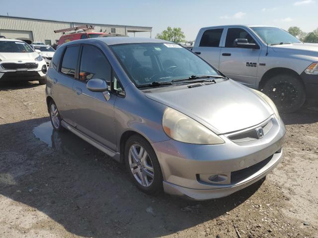 JHMGD38618S044519 - 2008 HONDA FIT SPORT SILVER photo 4