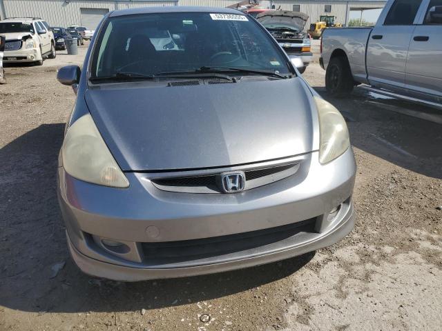 JHMGD38618S044519 - 2008 HONDA FIT SPORT SILVER photo 5