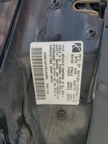 1G8AL52F43Z154683 - 2003 SATURN ION LEVEL 3 BLACK photo 12