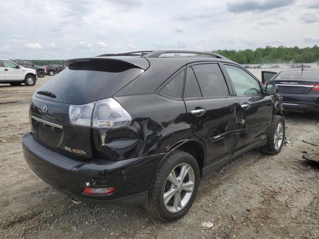 JTJHW31U882060478 - 2008 LEXUS RX 400H BLACK photo 3