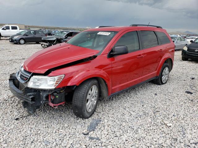 3C4PDCABXHT561972 - 2017 DODGE JOURNEY SE RED photo 1