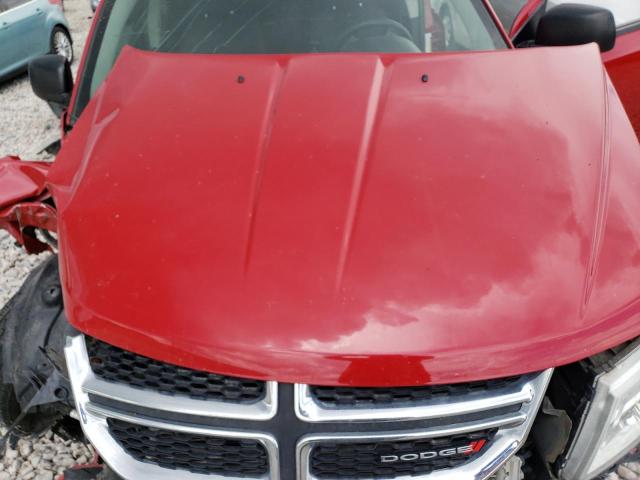 3C4PDCABXHT561972 - 2017 DODGE JOURNEY SE RED photo 12