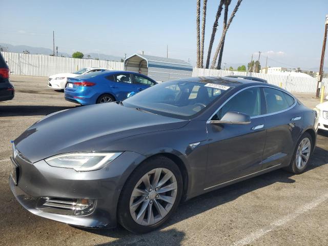5YJSA1E11GF158498 - 2016 TESLA MODEL S GRAY photo 1
