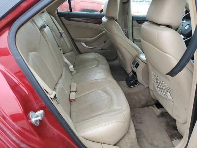 1G6DM8EG3A0118820 - 2010 CADILLAC CTS PERFORMANCE COLLECTION წითელი ფოტო 10